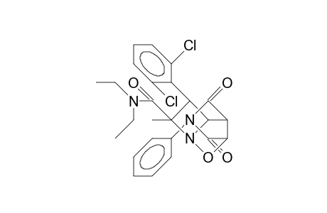 (.+-.)-(3a.alpha.,6.alpha.,7.beta.,7a.beta.,7b.alpha.)-7-(2,6-Dichlorophenyl)-N,N-diethyloctahydro-6-methyl-1,3-dioxo-2-phenylazeto[1,2-S
