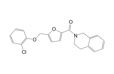2-{5-[(2-chlorophenoxy)methyl]-2-furoyl}-1,2,3,4-tetrahydroisoquinoline