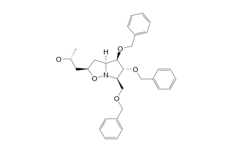 (2R,2'R,3AR,4R,5R,6R)-4,5-DIBENZYLOXY-6-(BENZYLOXYMETHYL)-2-(2-HYDROXYPROPYL)-HEXAHYDROPYRROLO-[1,2-B]-ISOXAZOLE