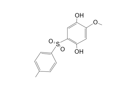 2-Methoxy-5-(4-methylphenylsulfonyl)-benzene-1,4-diol