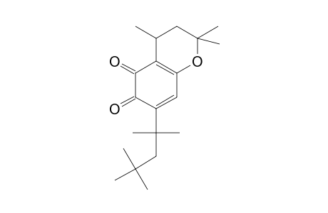 2,2,4-trimethyl-7-(2,4,4-trimethylpentan-2-yl)-3,4-dihydro-2H-chromene-5,6-dione