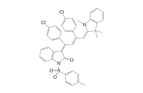 (E)-3-((2Z,4E)-1,3-Bis(4-chlorophenyl)-4-(1,3,3-trimethylindolin-2-ylidene)but-2-en-1-ylidene)-1-tosylindolin-2-one