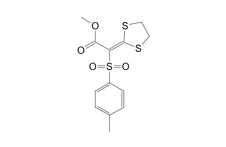 2-[(4-METHYLPHENYLSULFONYL)-(METHOXYCARBONYL)-METHYLIDENE]-1,3-DITHIOLANE