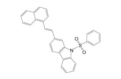 2-[(E)-2-naphthalen-1-ylethenyl]-9-(phenylsulfonyl)carbazole