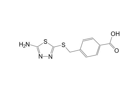 Benzoic acid, 4-(5-amino-1,3,4-thiadiazol-2-ylthiomethyl)-