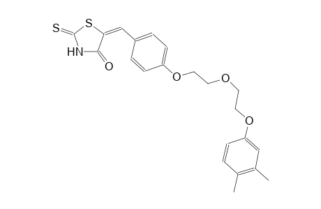 4-thiazolidinone, 5-[[4-[2-[2-(3,4-dimethylphenoxy)ethoxy]ethoxy]phenyl]methylene]-2-thioxo-, (5E)-