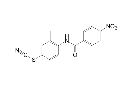 thiocyanic acid, 4-(p-nitrobenzamido)-m-tolyl ester