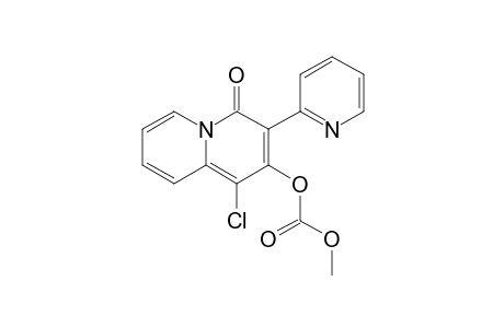 1-Chloro-2-[(methoxycarbonyl)oxy]-3-(2'-pyridyl)-4H-quinolizin-4-one - hydrochloride