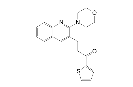 (E)-3-(2-MORPHOLINOQUINOLIN-3-YL)-1-(THIOPHEN-2-YL)-PROP-2-EN-1-ONE
