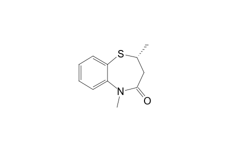 (2R)-2,5-dimethyl-2,3-dihydro-1,5-benzothiazepin-4-one
