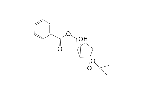 5-O-Benzoyl-1,2-O-isopropylidene-4a-carba-.alpha.-DL-xylofuranose