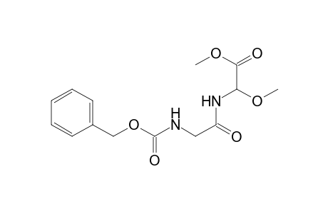 Methyl 2-(N-benzyloxycarbonylglycyl)amino-2-methoxyacetate