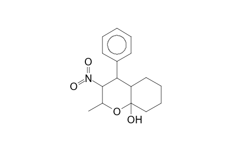 2-Methyl-3-nitro-4-phenyloctahydro-8ah-chromen-8a-ol