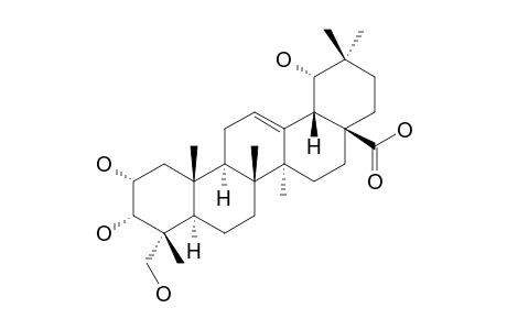 2-ALPHA,3-BETA,19-ALPHA,23-TETRAHYDROXYOLEAN-12-EN-28-OIC_ACID