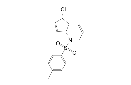cis-N-Allyl-N-(4-chlorocyclopent-2-enyl)-4-methylbenzenesulfonamide