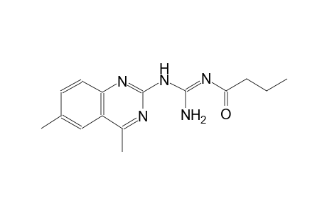 N''-[(E)-butanoyl]-N-(4,6-dimethyl-2-quinazolinyl)guanidine