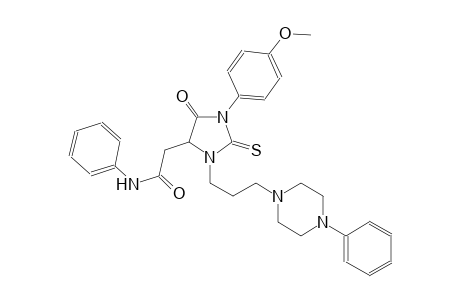 4-imidazolidineacetamide, 1-(4-methoxyphenyl)-5-oxo-N-phenyl-3-[3-(4-phenyl-1-piperazinyl)propyl]-2-thioxo-