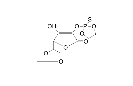 2-O-(ETHYLENDIOXYTHIOPHOSPHORYL)-5,6-O-ISOPROPYLIDENE-L-ASCORBINIC ACID