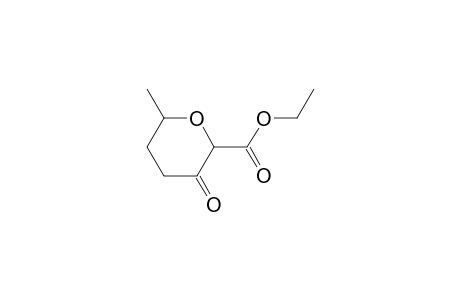 3-keto-6-methyl-tetrahydropyran-2-carboxylic acid ethyl ester