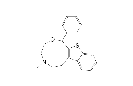 Benzothieno[3,2-g][1,4]oxazonine, 1,3,4,5,6,7-hexahydro-5-methyl-1-phenyl-, (.+-.)-