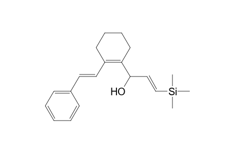 1-Cyclohexene-1-methanol, 2-(2-phenylethenyl)-.alpha.-[2-(trimethylsilyl)ethenyl]-, (E,E)-