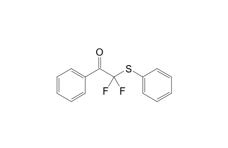 2,2-bis(fluoranyl)-1-phenyl-2-phenylsulfanyl-ethanone
