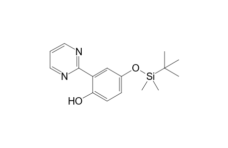 4-(tert-Butyldimethylsiloxy)-2-pyrimidin-2-ylphenol
