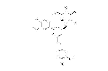 (3R,5R)-3,5-DIHYDROXY-1,7-BIS-(4-HYDROXY-3-METHOXYPHENYL)-HEPTANE-3-O-BETA-D-GLUCOPYRANOSIDE
