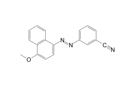 m-[(4-methoxy-1-naphthyl)azo]benzonitrile