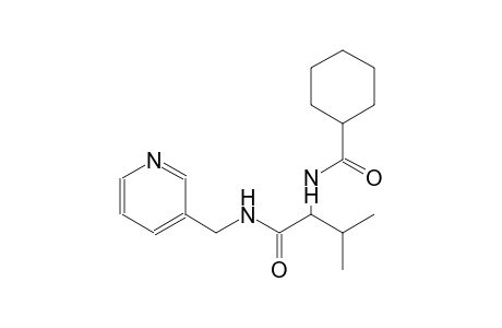 N-(2-methyl-1-{[(3-pyridinylmethyl)amino]carbonyl}propyl)cyclohexanecarboxamide