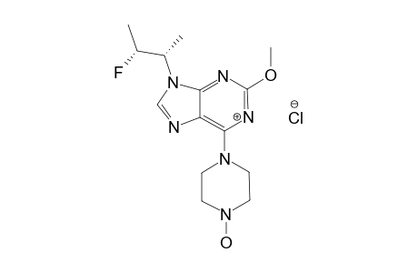 9-[(1S,2R)-2-FLUORO-1-METHYLPROPYL]-2-METHOXY-6-(N-HYDROXY-PIPERAZINE)-PURINE-HYDROCHLORIDE