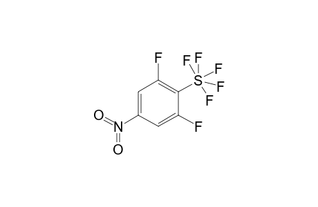 2-[.lambda.6-Pentafluorosulfanyl]-5-nitro-1,3-difluorobenzene
