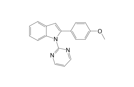2-(4-Methoxyphenyl)-1-(pyrimidin-2-yl)-1H-indole