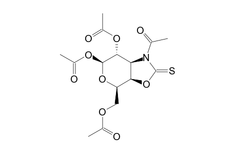 N-ACETYL-(1,2,6-TRI-O-ACETYL-3,4-DIDEOXY-BETA-D-GALACTOOFURANOSO)-[3,2-D]-OXAZOLIDINE-2-THIONE