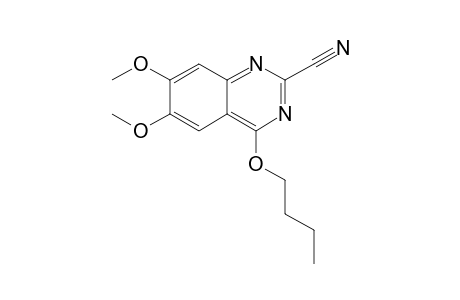 4-Butoxy-6,7-dimethoxyquinazoline-2-carbonitrile