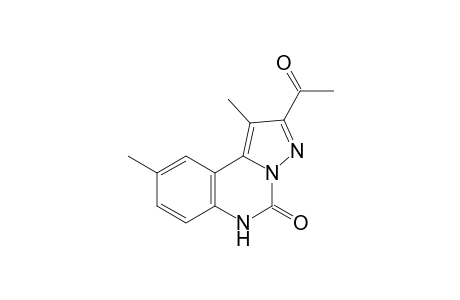 2-Acetyl-1,9-dimethylpyrazolo[1,5-c]quinazolin-5(6H)-one