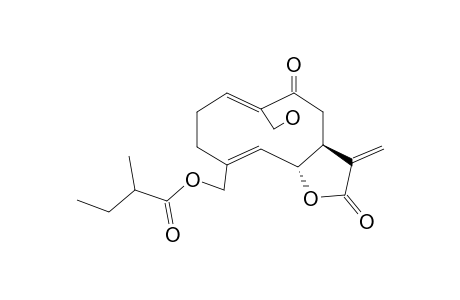 14-HYDROXY-15-(2-METHYLBUTYRYLOXY)-9-OXO-MELAMPOLIDE