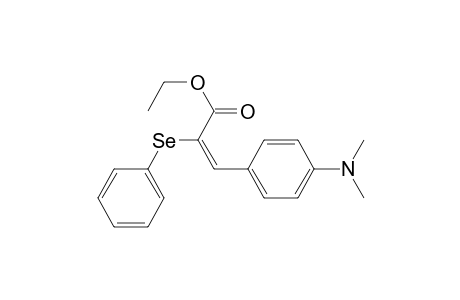 (E)-ETHYL-2-(PHENYLSELENO)-3-[4-(DIMETHYLAMINO)-PHENYL]-2-PROPENOATE