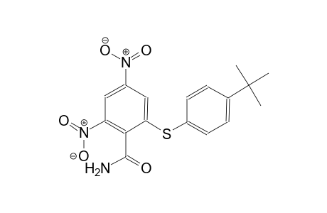benzamide, 2-[[4-(1,1-dimethylethyl)phenyl]thio]-4,6-dinitro-