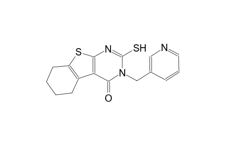 3-(3-pyridinylmethyl)-2-sulfanyl-5,6,7,8-tetrahydro[1]benzothieno[2,3-d]pyrimidin-4(3H)-one