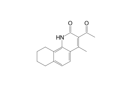 3-acetyl-4-methyl-7,8,9,10-tetrahydrobenzo[h]quinolin-2(1H)-one