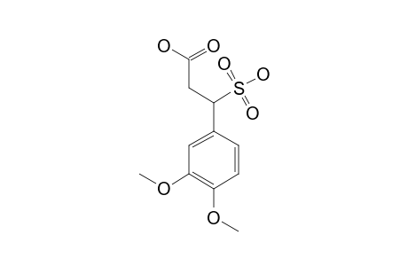 3-(3,4-DIMETHOXYPHENYL)-3-SULFOPROPANOIC-ACID