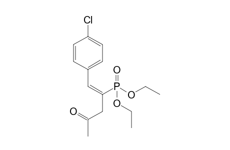 (Z)-5-(4-chlorophenyl)-4-diethoxyphosphoryl-4-penten-2-one
