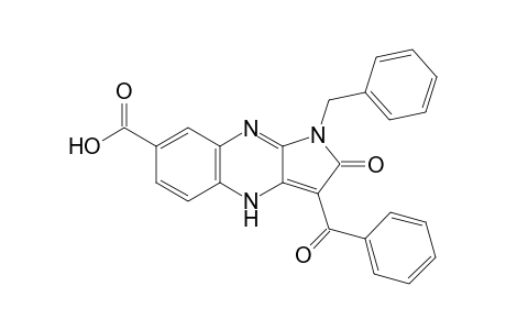 3-Benzoyl-1-benzyl-2-oxo-2,4-dihydro-1H-pyrrolo[2,3-b]quinoxaline-7-carboxylic acid