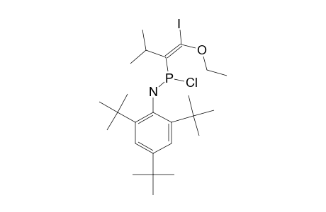 E-1-ETHOXY-1-IODO-3-METHYLBUTEN-2-YLPHOSPHONOUS_ACID_2,4,6-TRI-TERT.-BUTYLANILIDE_CHLORIDE