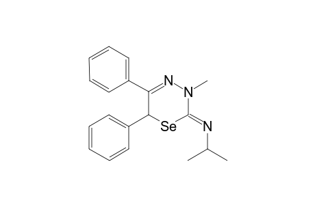 2-Isopropylimino-3-methyl-5,6-diphenyl-2,3-dihydro-6H-1,3,4-selenadiazine