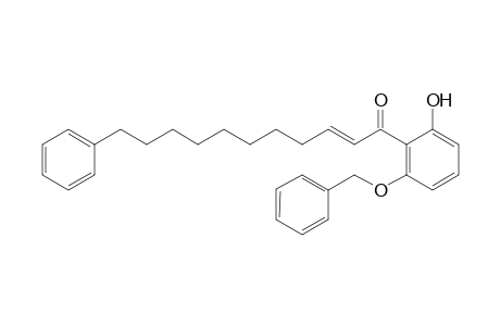 (E)-1-(2-benzoxy-6-hydroxy-phenyl)-11-phenyl-undec-2-en-1-one