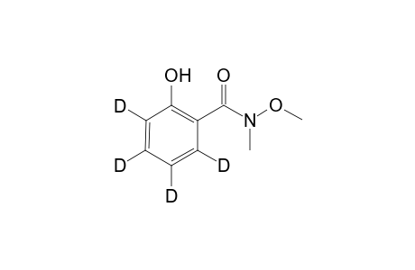 3,4,5,6-Tetradeutero-2-hydroxy-N-methoxy-N-methylbenzamide