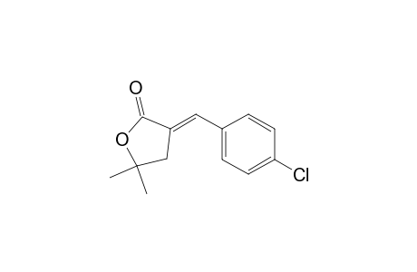 2(3H)-Furanone, 3-[(4-chlorophenyl)methylene]dihydro-5,5-dimethyl-, (E)-