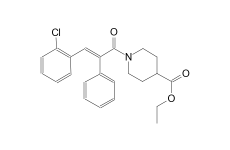 ethyl 1-[(2E)-3-(2-chlorophenyl)-2-phenyl-2-propenoyl]-4-piperidinecarboxylate